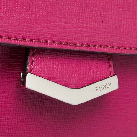 Fendi Purple Saffiano Leather Demi Jour Small Bag - Picture 8 of 12